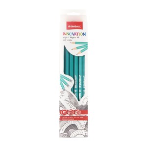 INNOVATION LAPIZ NEGRO HB C/GOMA x 12U